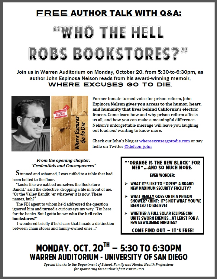 10-20-14_WHO THE HELL ROBS BOOKSTORES__Where Excuses Go to Die